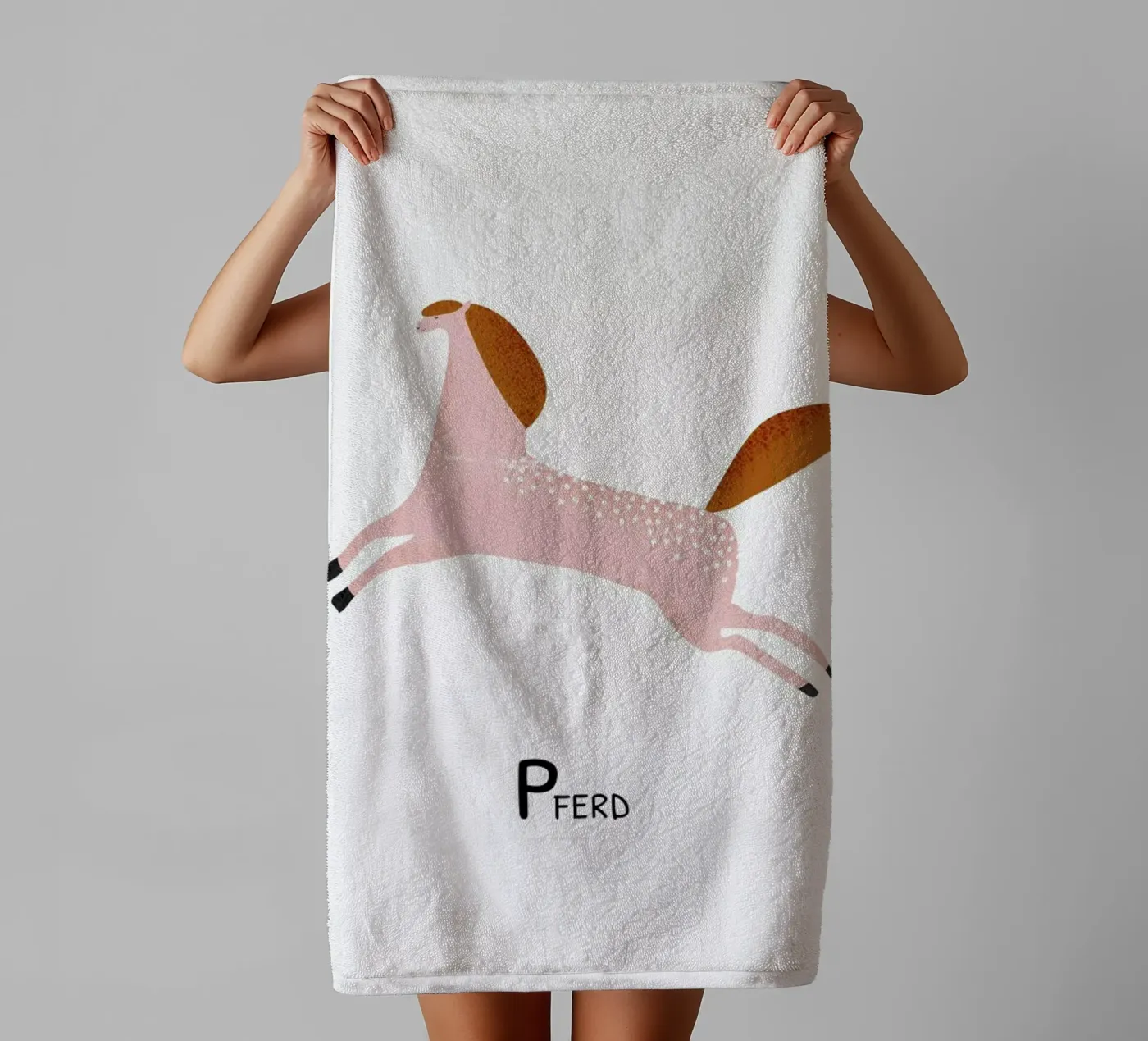 Pferd badhanddoek van Little Flourishes