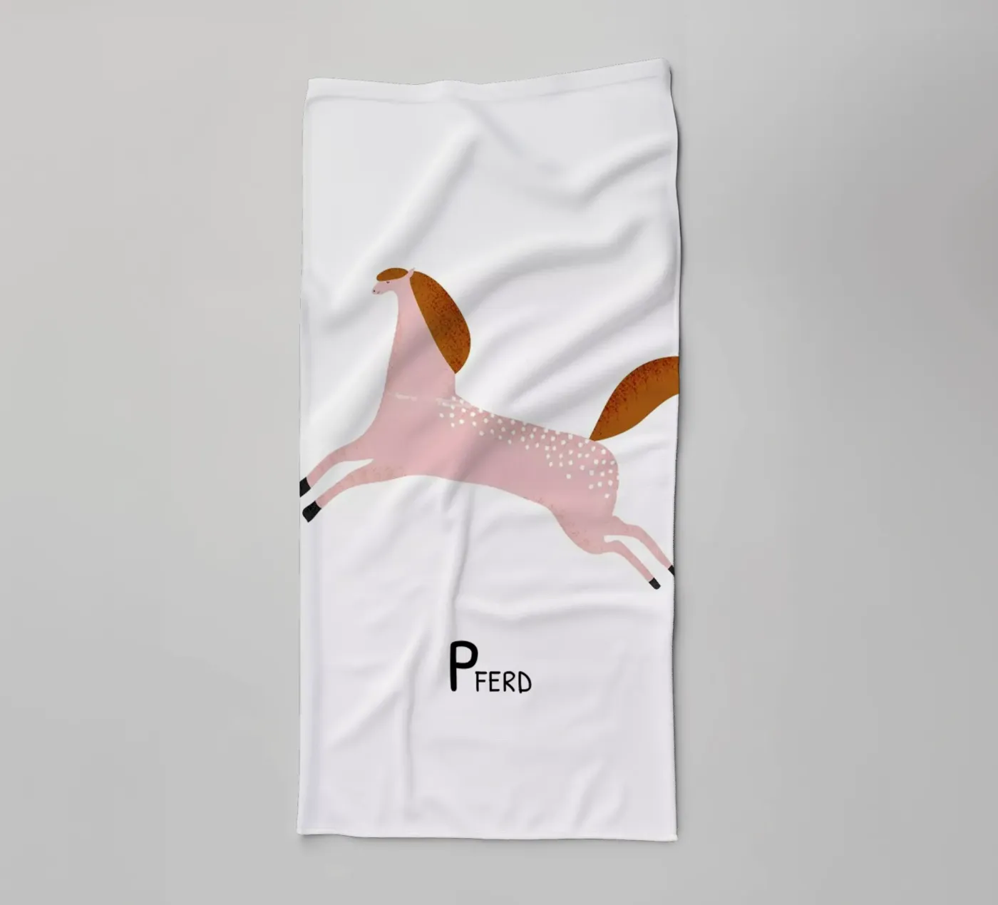 Pferd badhanddoek van Little Flourishes