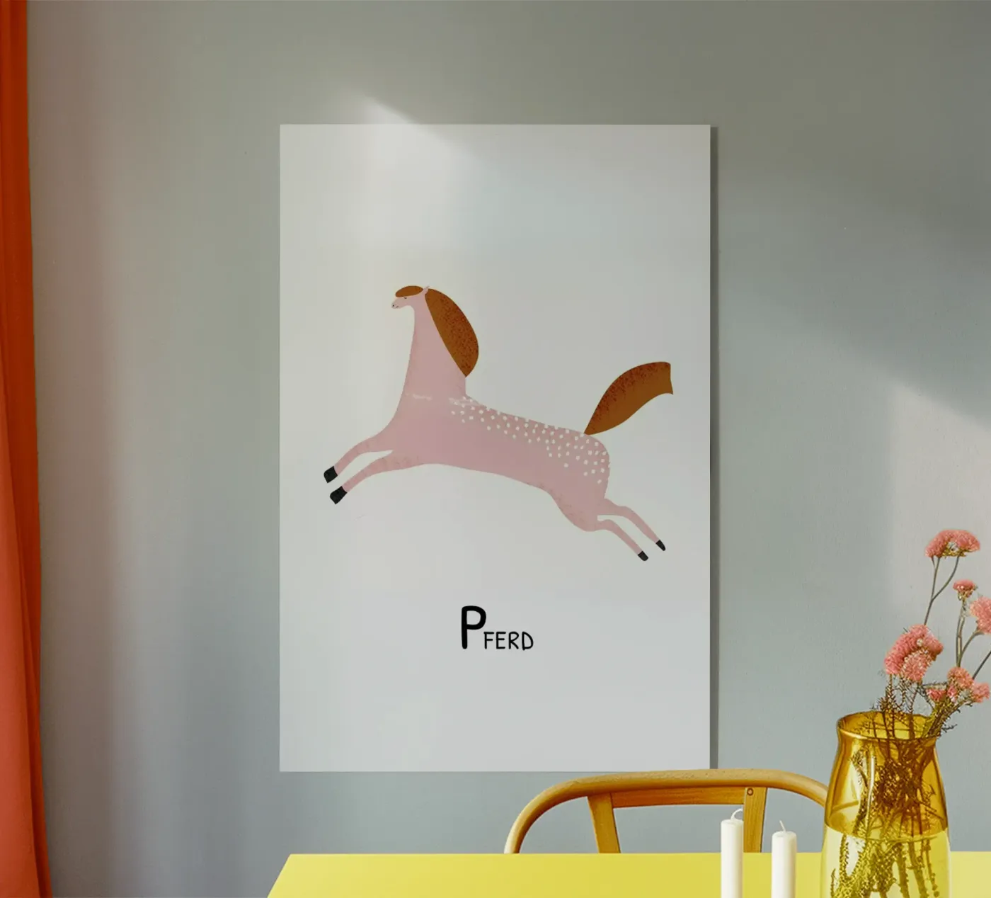Pferd Acryl-Glas von Little Flourishes
