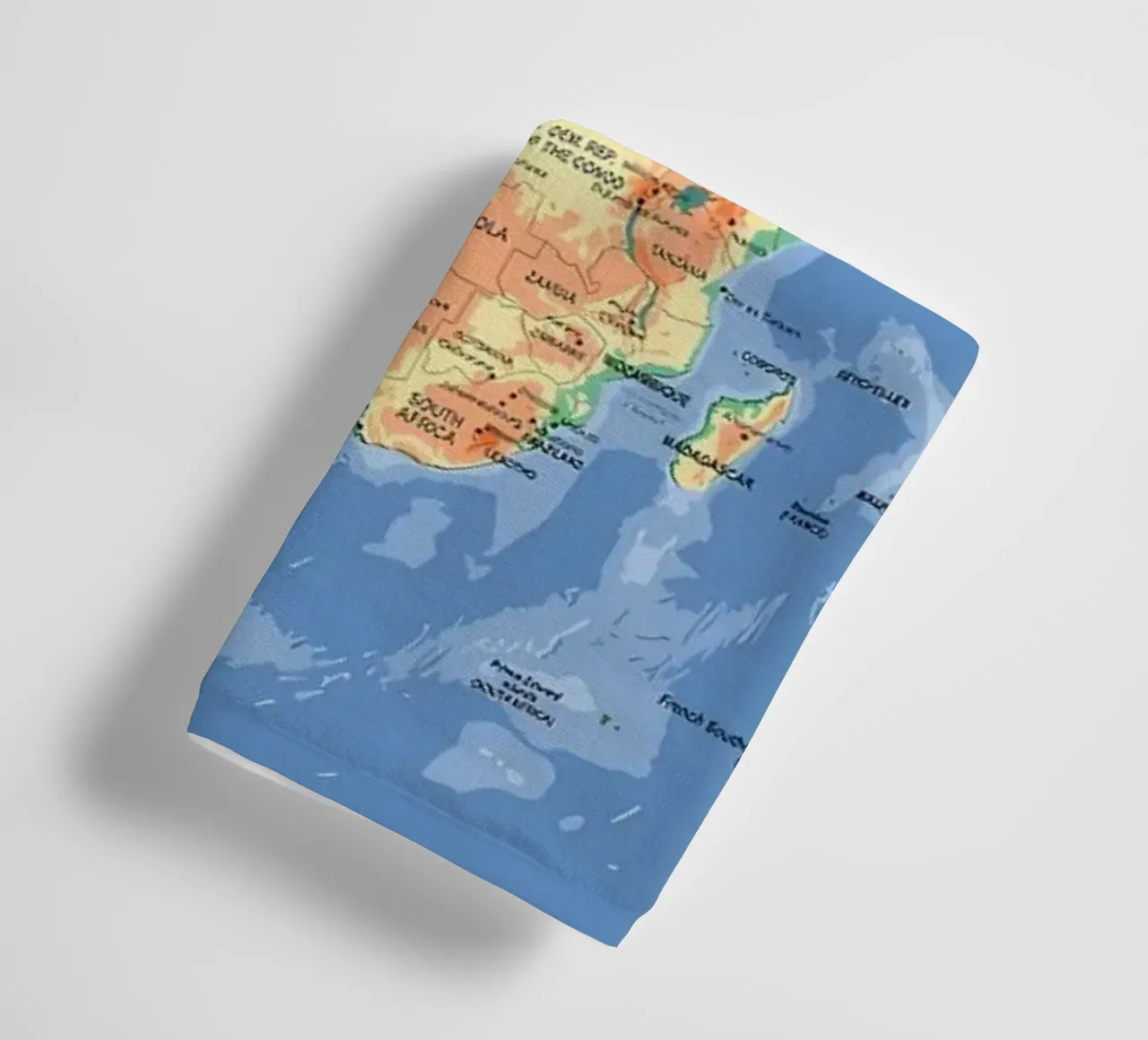 World Map towel by Aiden Garcia