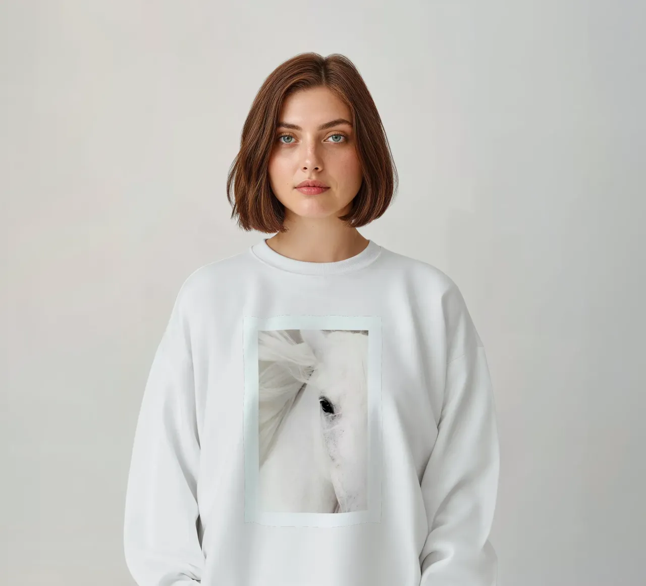 White Horse sweatshirt by Natural Kingdom