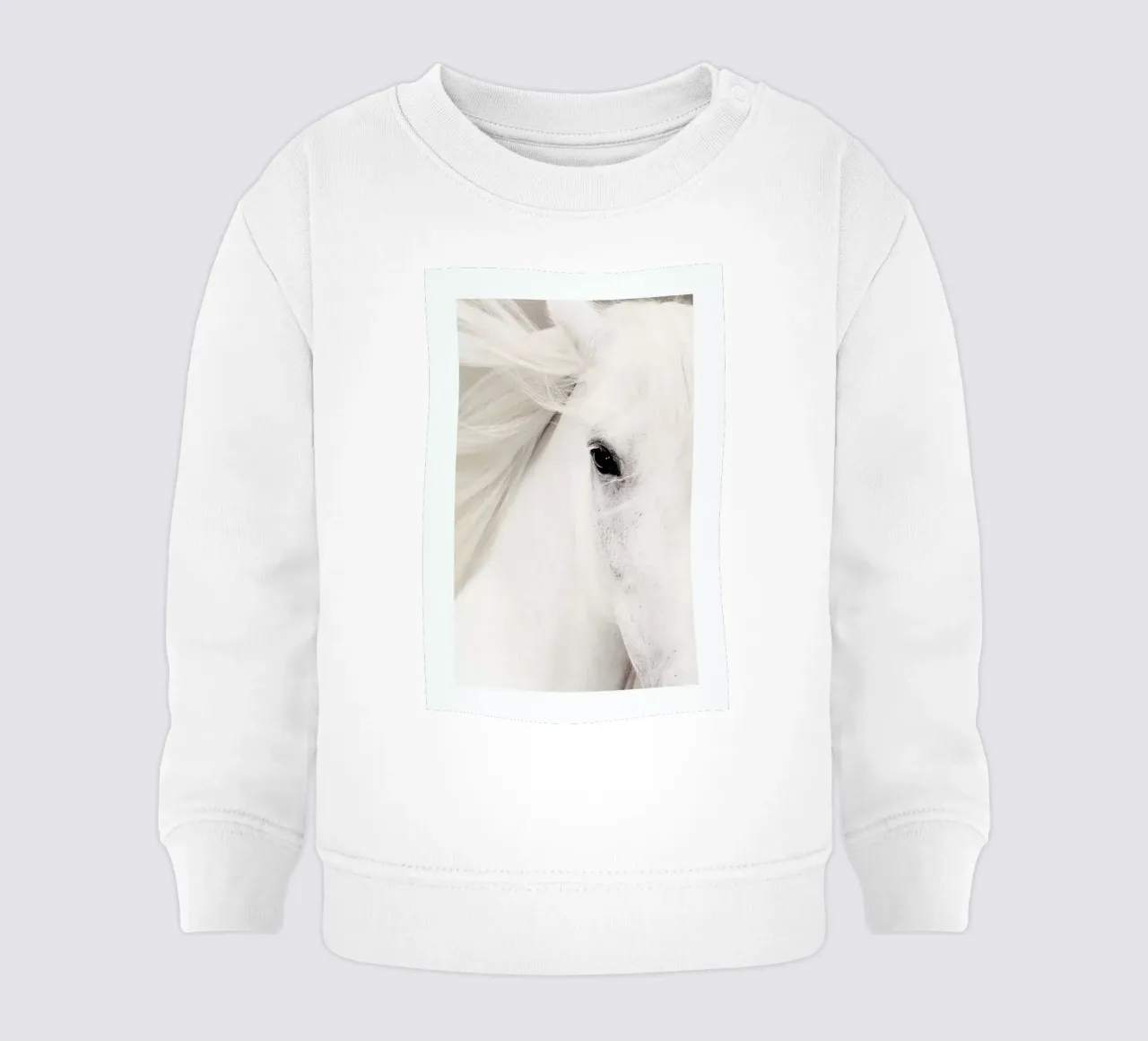 White Horse felpa neonato da Natural Kingdom