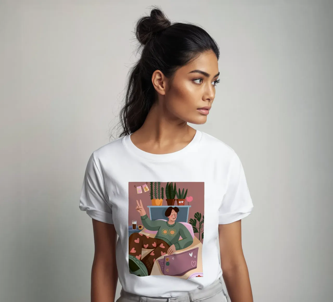 Spazio creativo tranquillo t-shirt da Lumina Vision