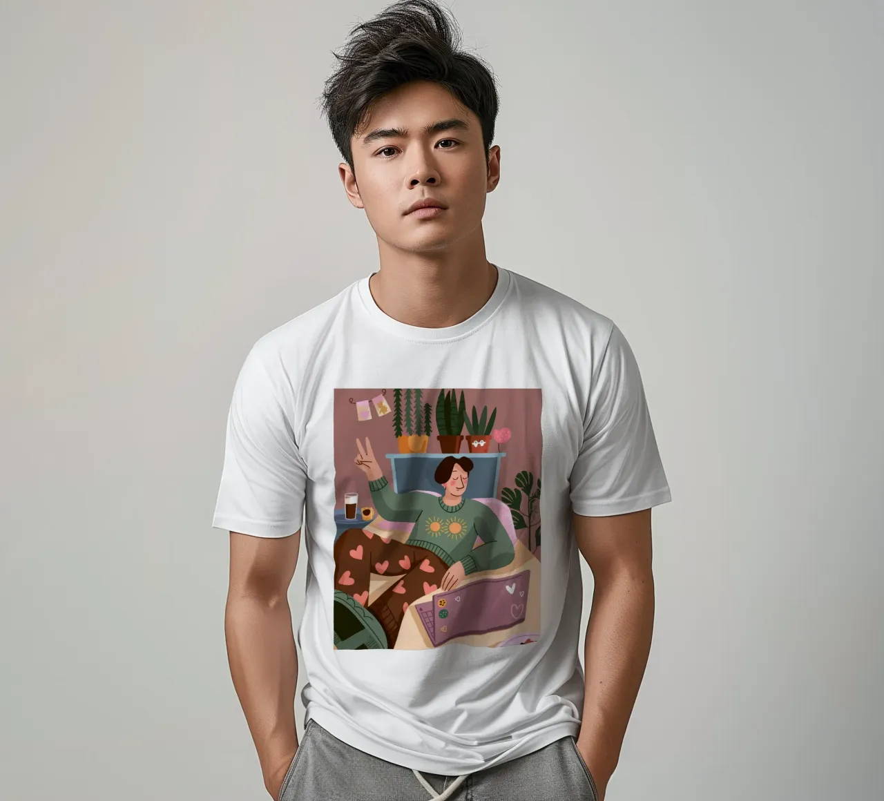 Spazio creativo tranquillo t-shirt da Lumina Vision