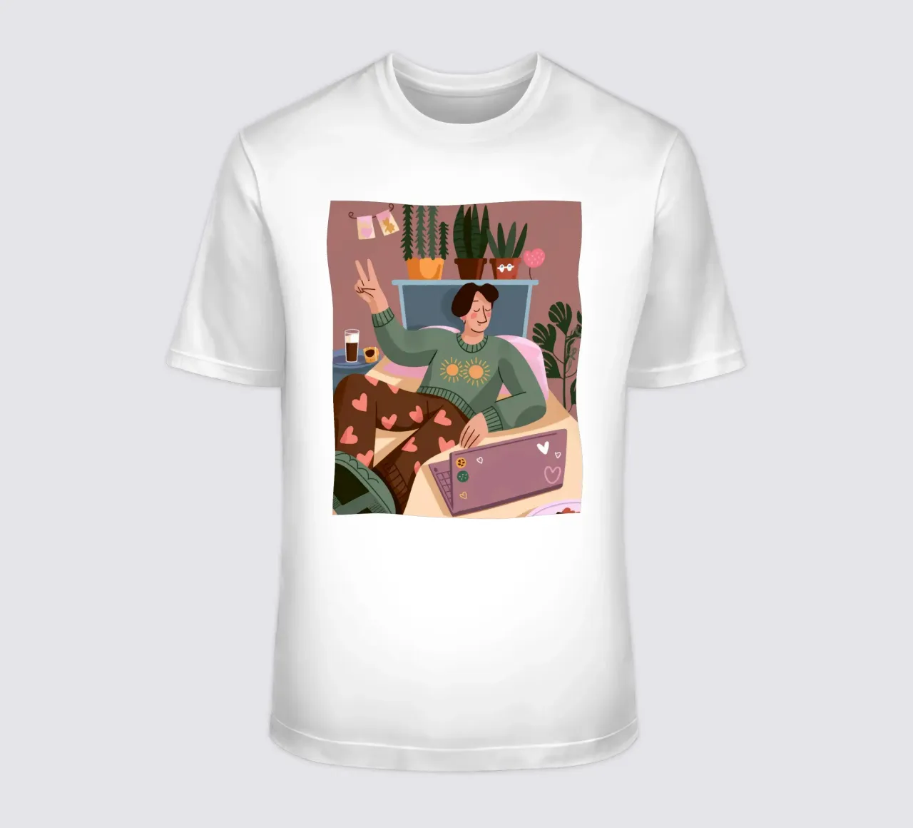 Spazio creativo tranquillo t-shirt da Lumina Vision