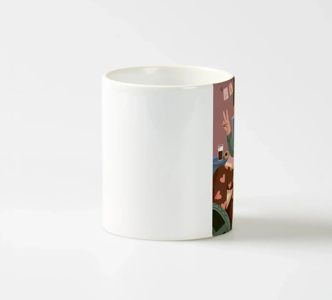 Spazio creativo tranquillo tazza in ceramica da Lumina Vision