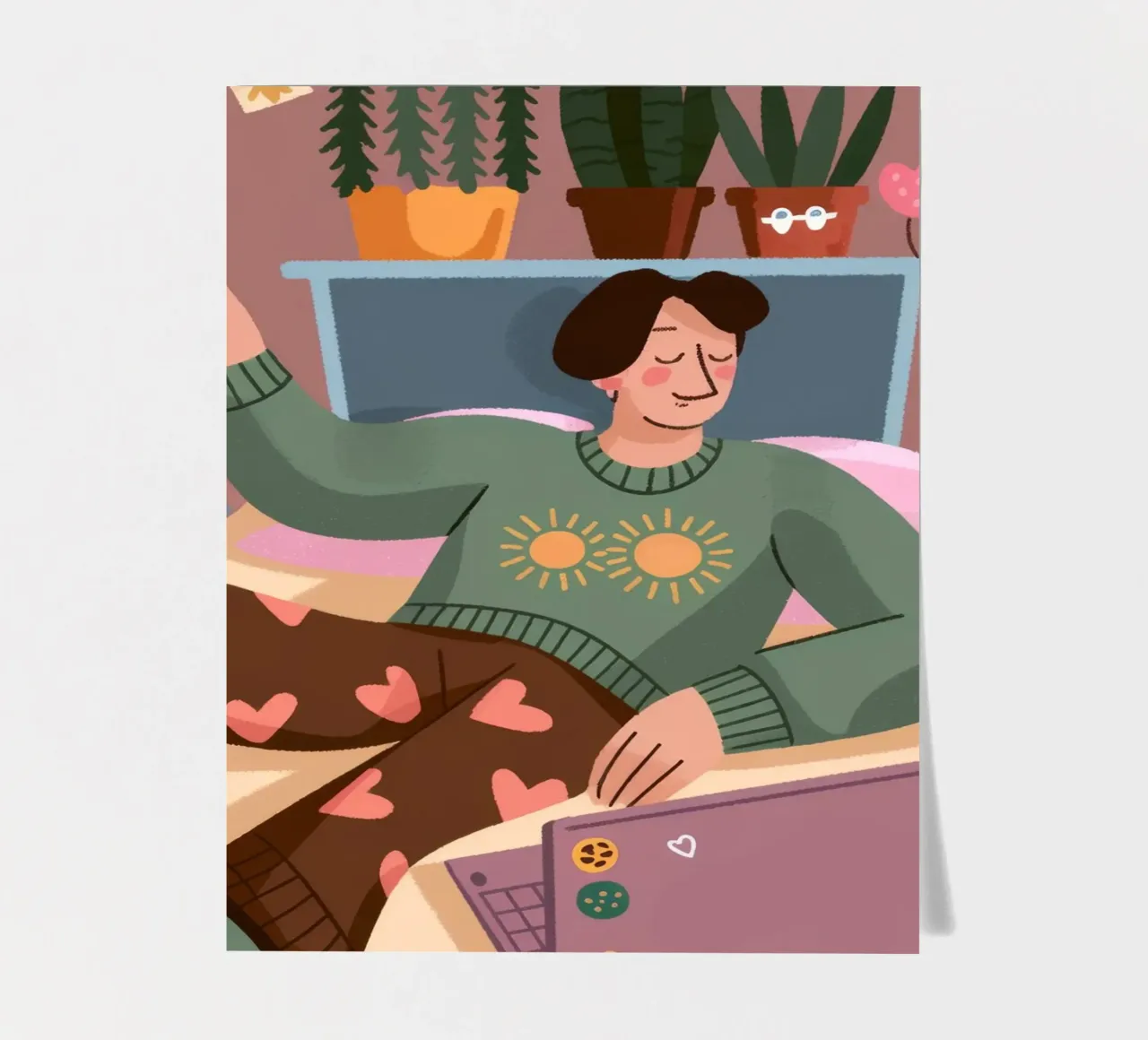 Peaceful Creative Space sticker sheet by Lumina Vision