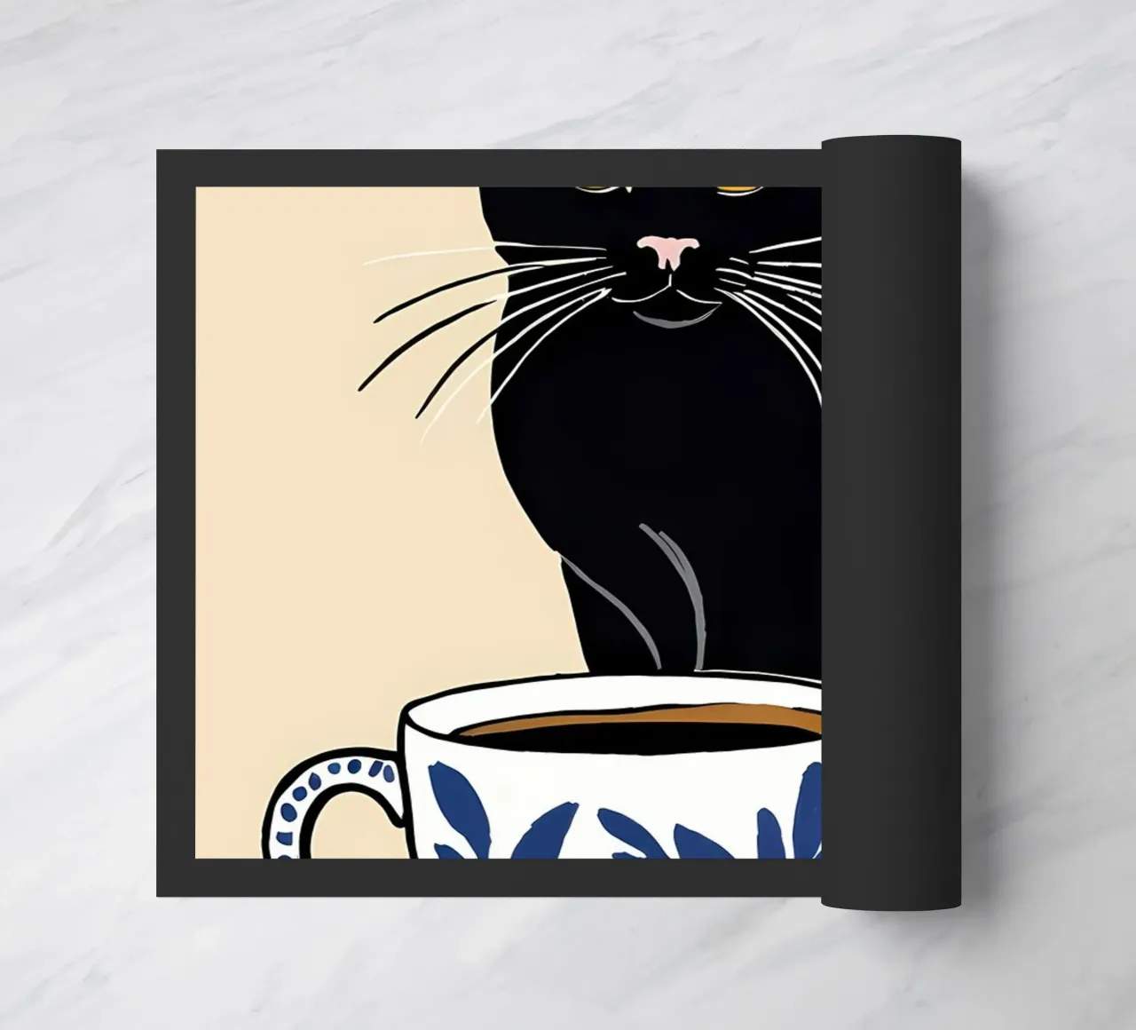 Divertente caffè Catr zerbino da Bartosz Powalka