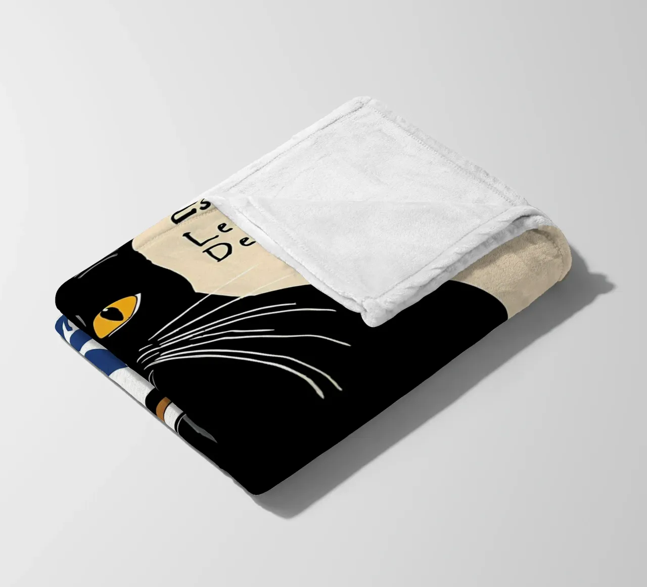 Divertente caffè Catr coperta in pile da Bartosz Powalka