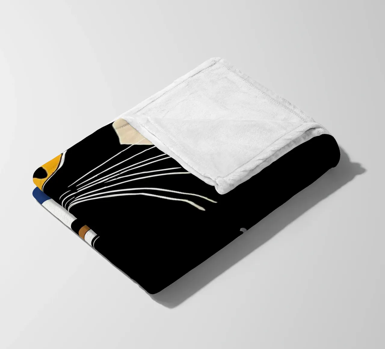 Divertente caffè Catr coperta in pile da Bartosz Powalka