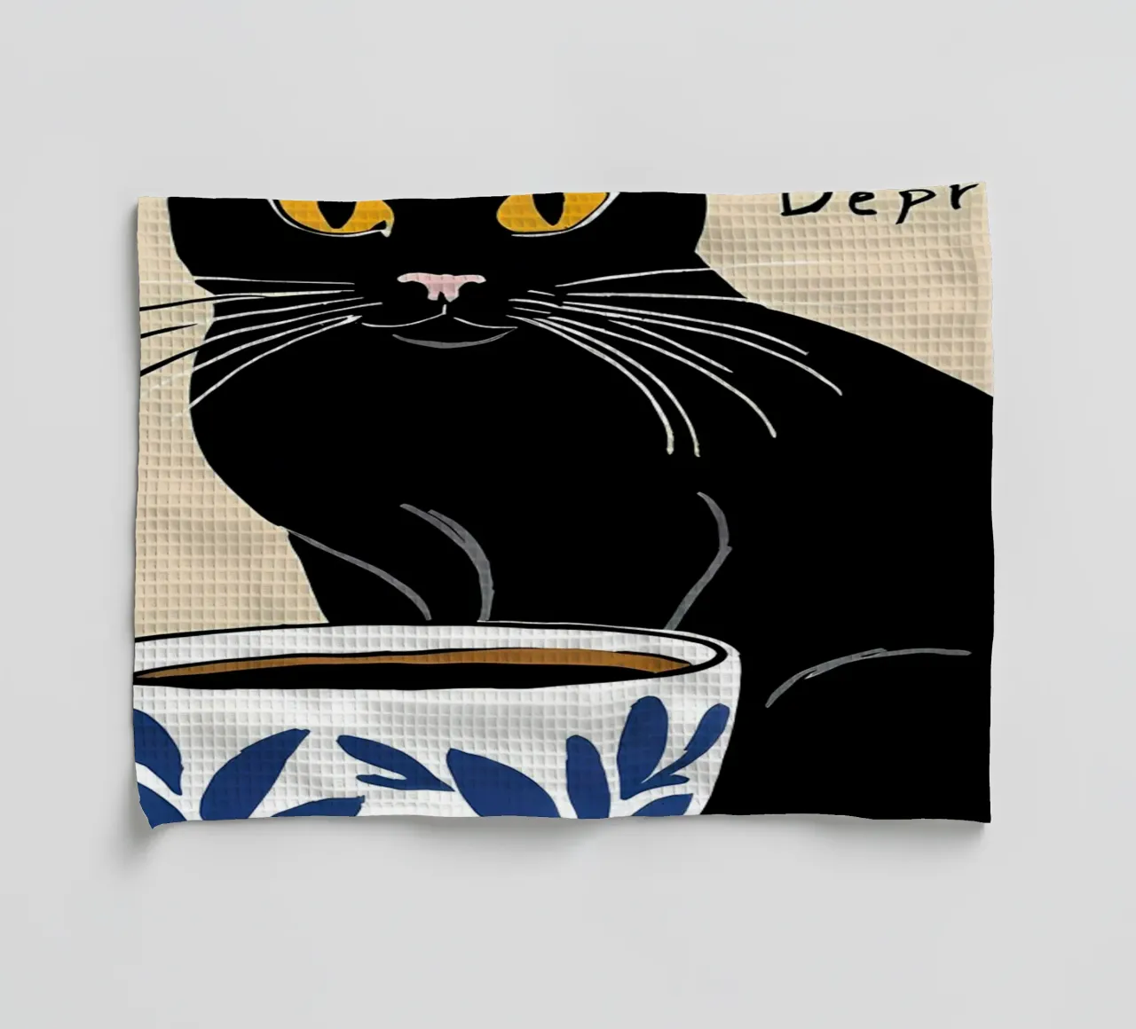 Divertente caffè Catr canovaccio da cucina da Bartosz Powalka