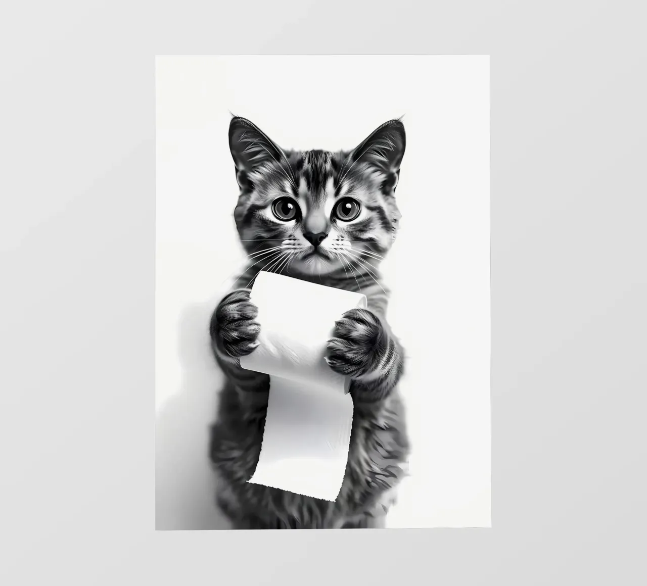 Gattino animale da bagno telo in pvc da Adrian Patel