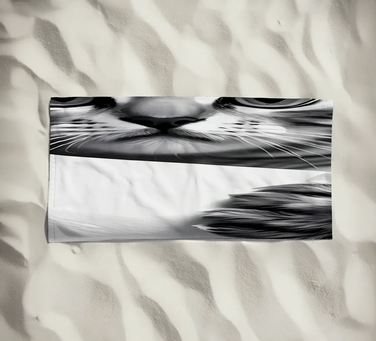 Kitten Dier Badkamerr strandhanddoek van Adrian Patel