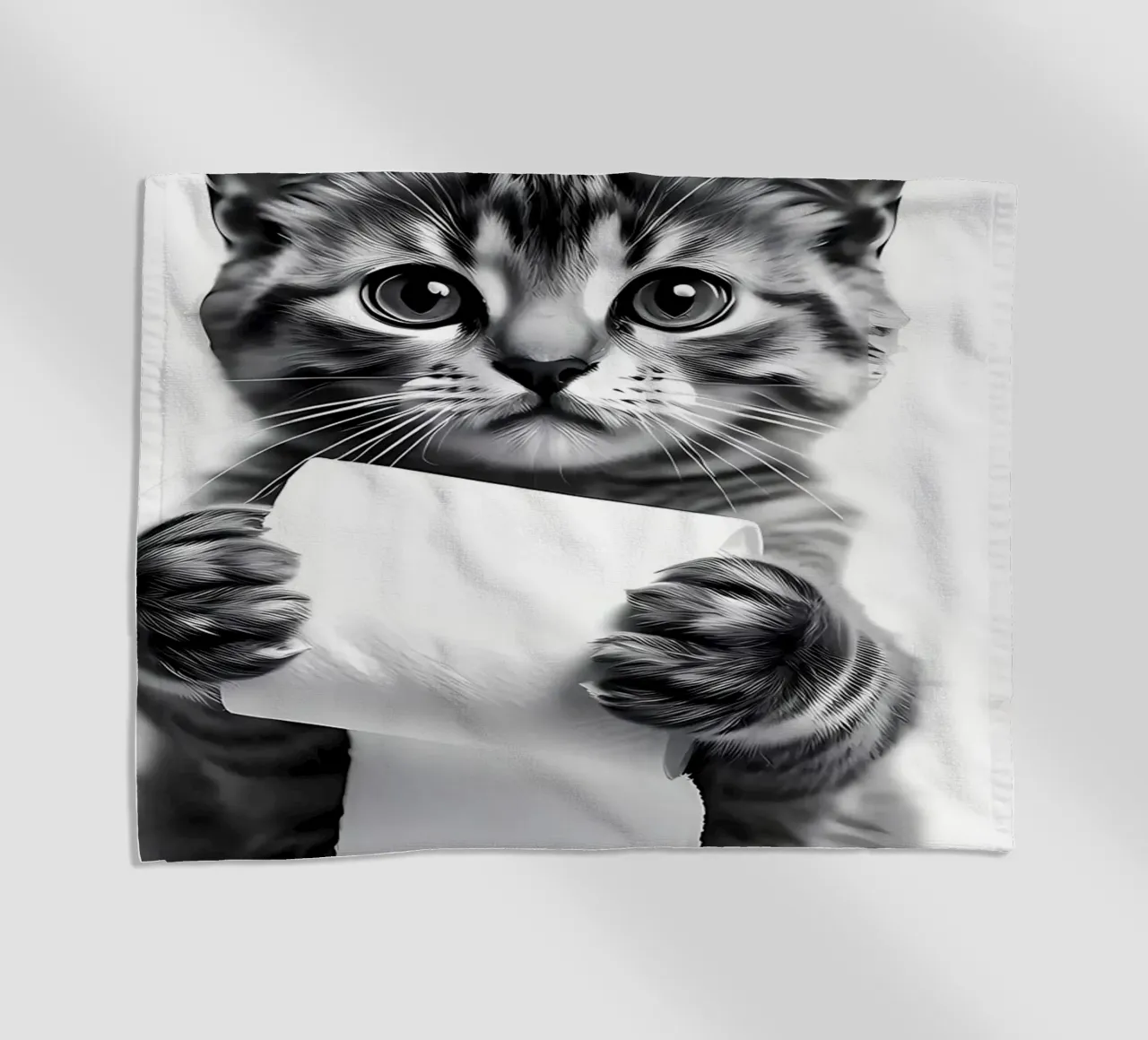 Kitten Dier Badkamerr strandhanddoek van Adrian Patel