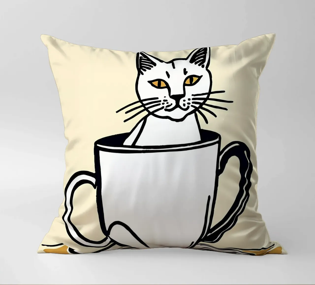 Caffè eccentrico Catr cuscino da Bartosz Powalka