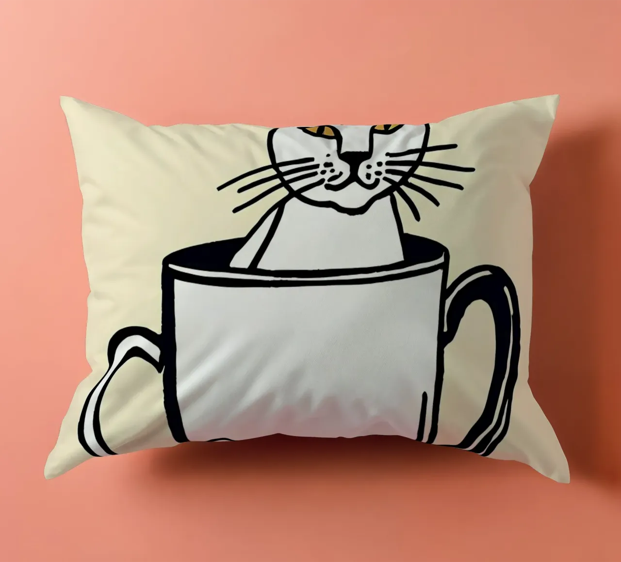 Caffè eccentrico Catr cuscino da Bartosz Powalka