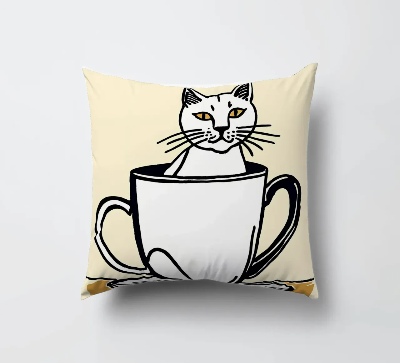Caffè eccentrico Catr cuscino da Bartosz Powalka
