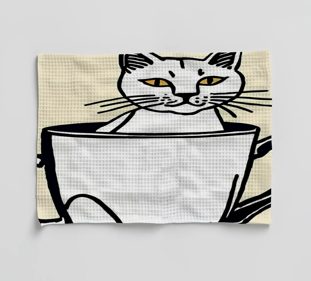 Caffè eccentrico Catr canovaccio da cucina da Bartosz Powalka