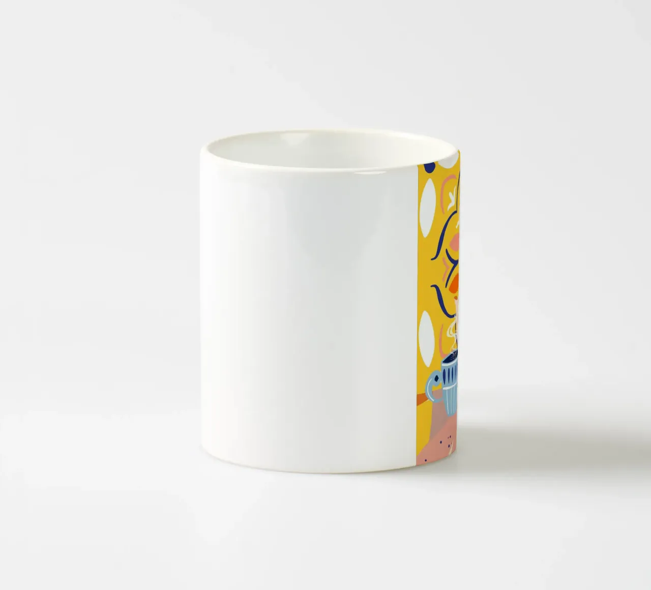Pumpkin Spice Latte, Tee-Kaffee-Wasserkocher Bright Happy Keramik Tasse von 83oranges