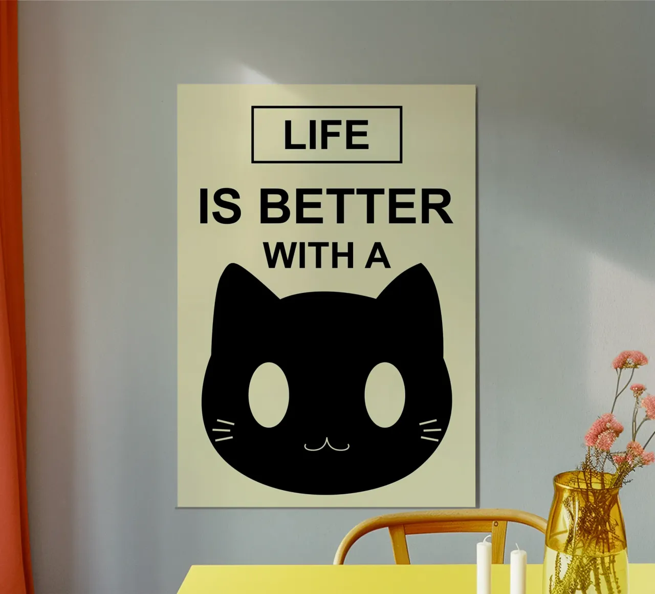 Life is better with a cat2 alu-dibond by Bartosz Powalka