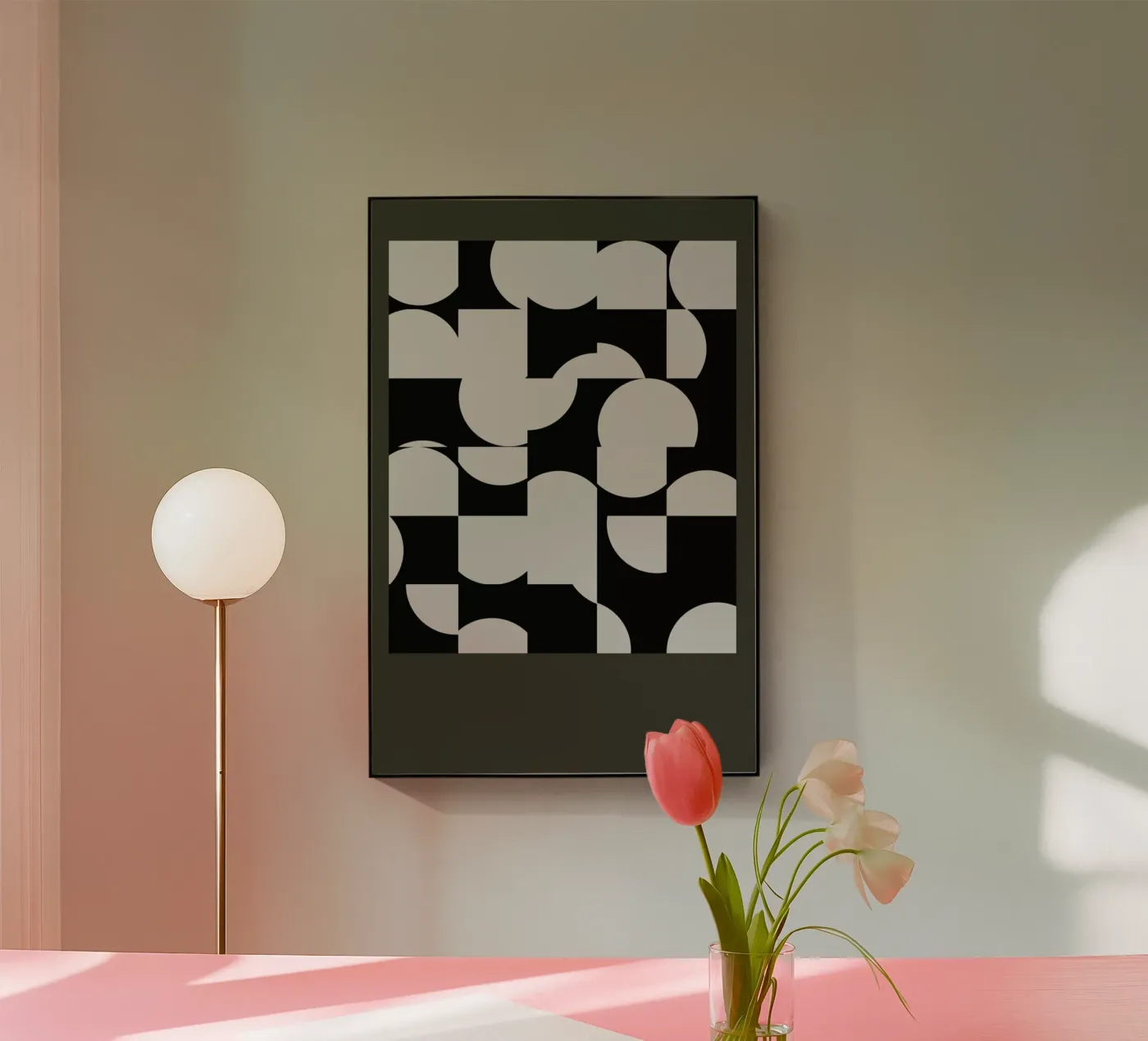 Circle Black Acryl-Glas von 170QM