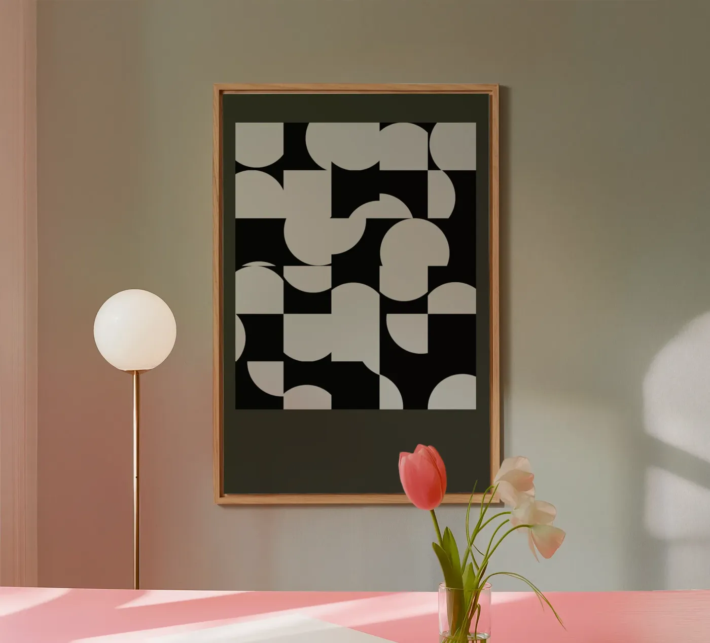 Circle Black forex plate by 170QM