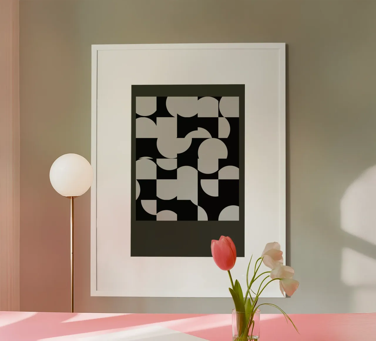 Circle Black poster da 170QM