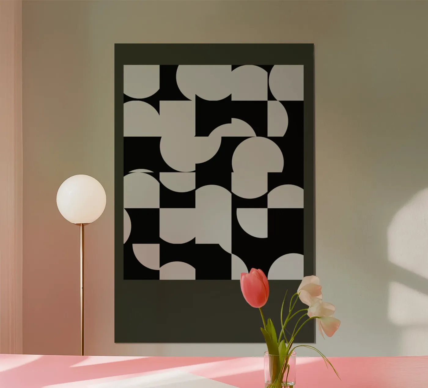 Circle Black poster da 170QM