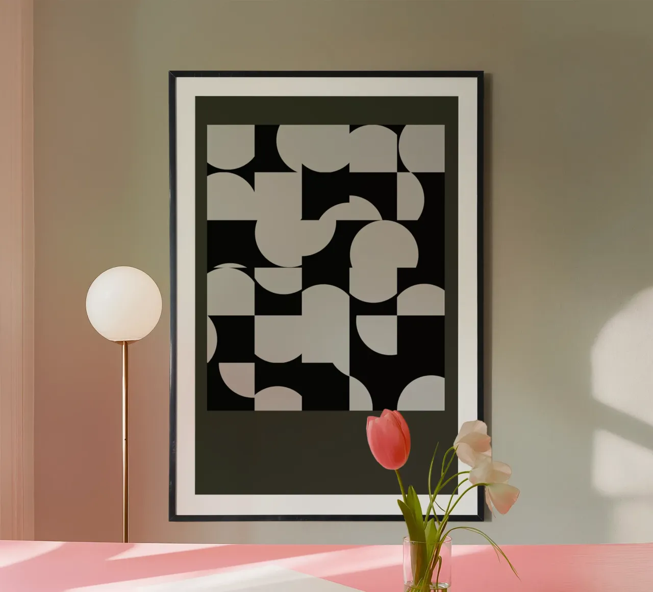 Circle Black poster da 170QM