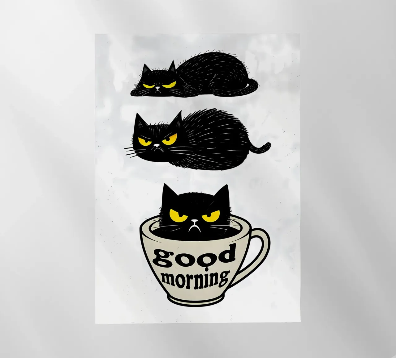Gatto divertente Caffè mattutino pellicola backlit da Bartosz Powalka