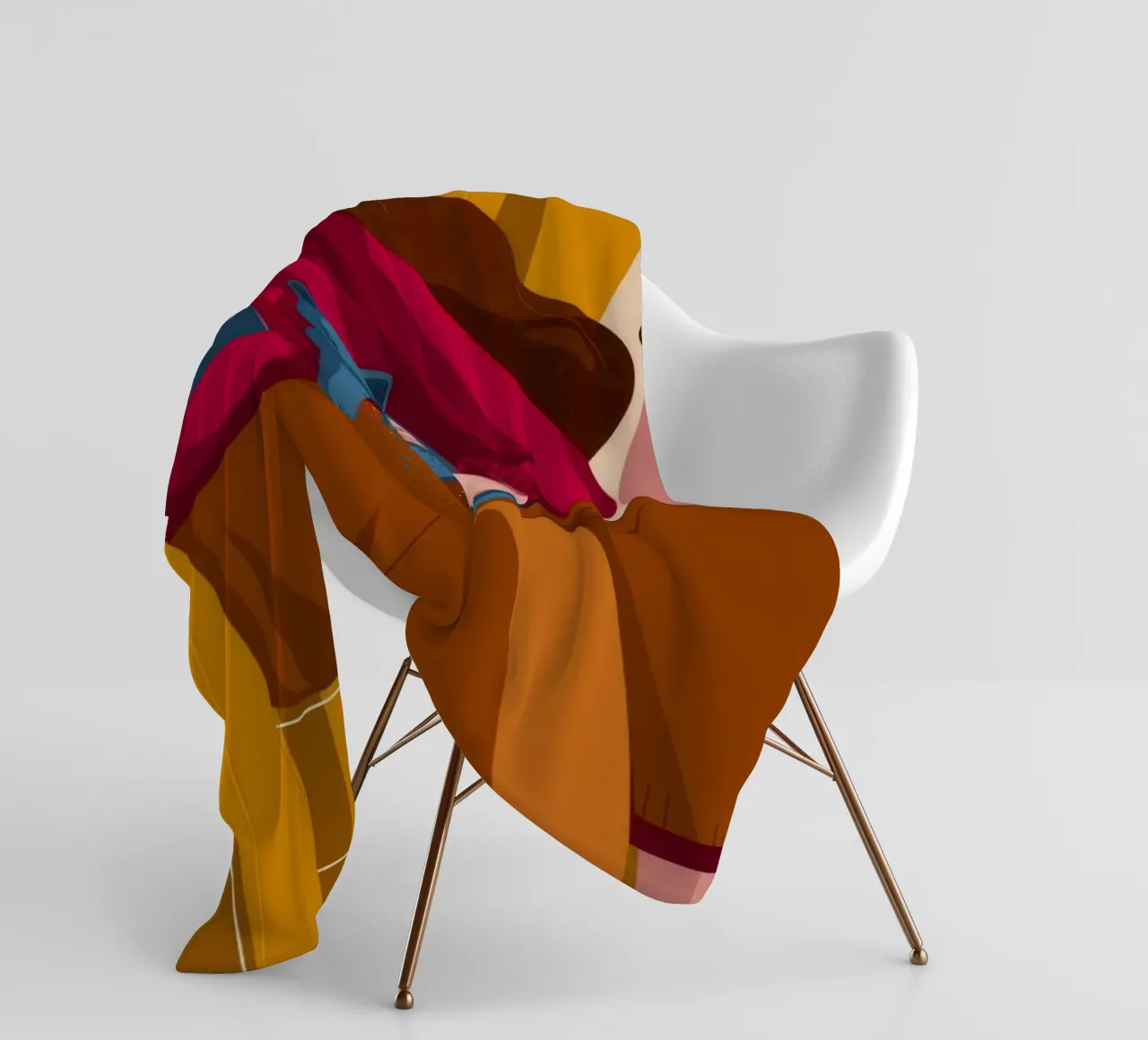 Cozy Reading Nook fleece blanket by Lumina Vision