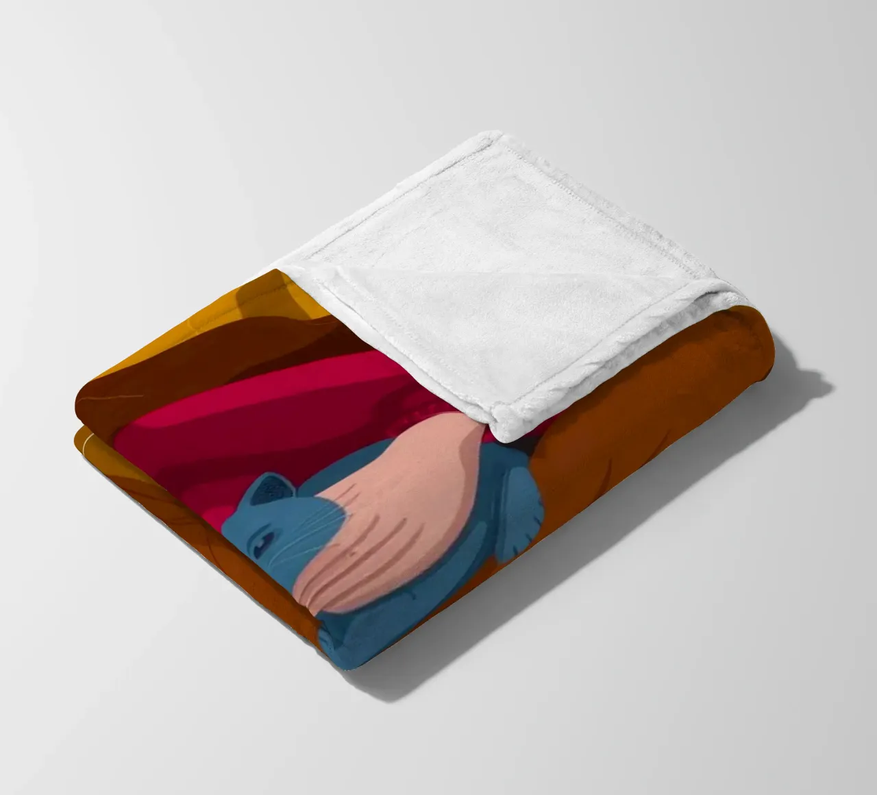 Cozy Reading Nook fleece blanket by Lumina Vision