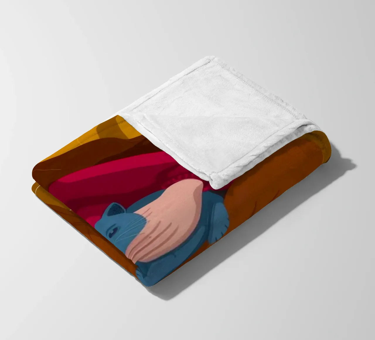 Cozy Reading Nook fleece blanket by Lumina Vision