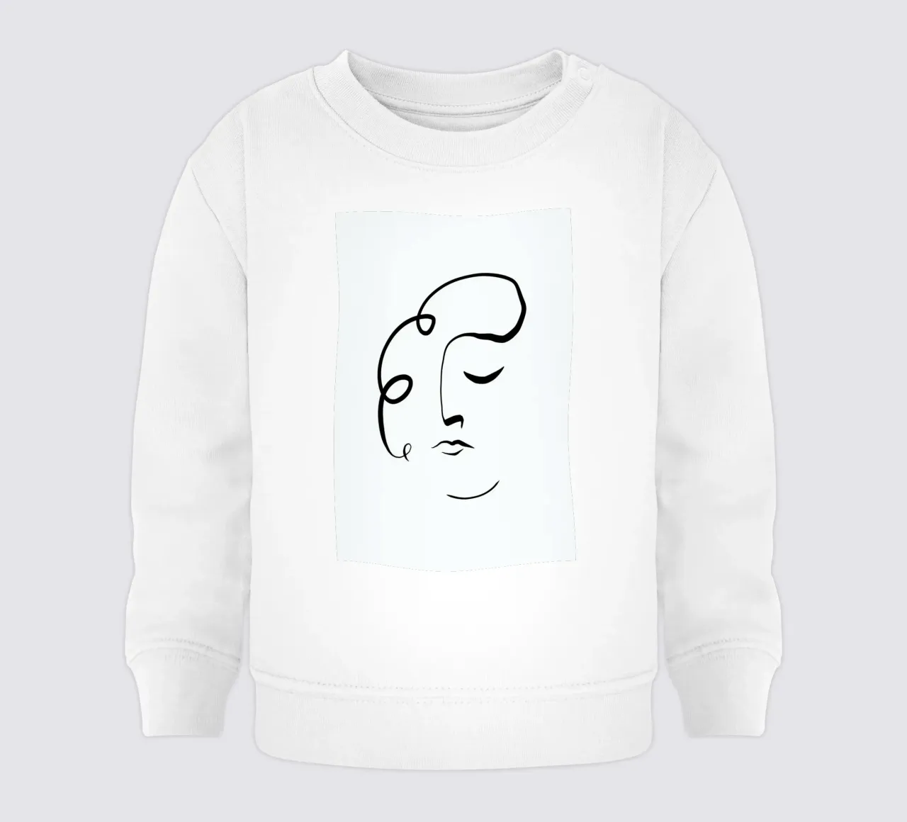 Curls baby sweatshirt van Graphite