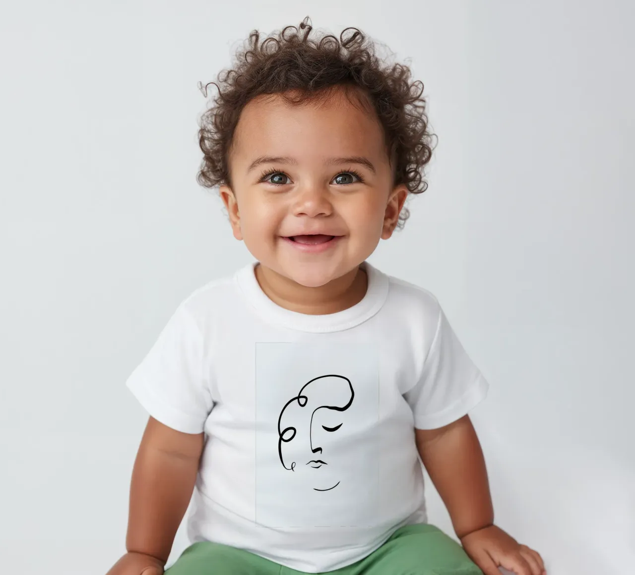 Curls baby t-shirt by Graphite