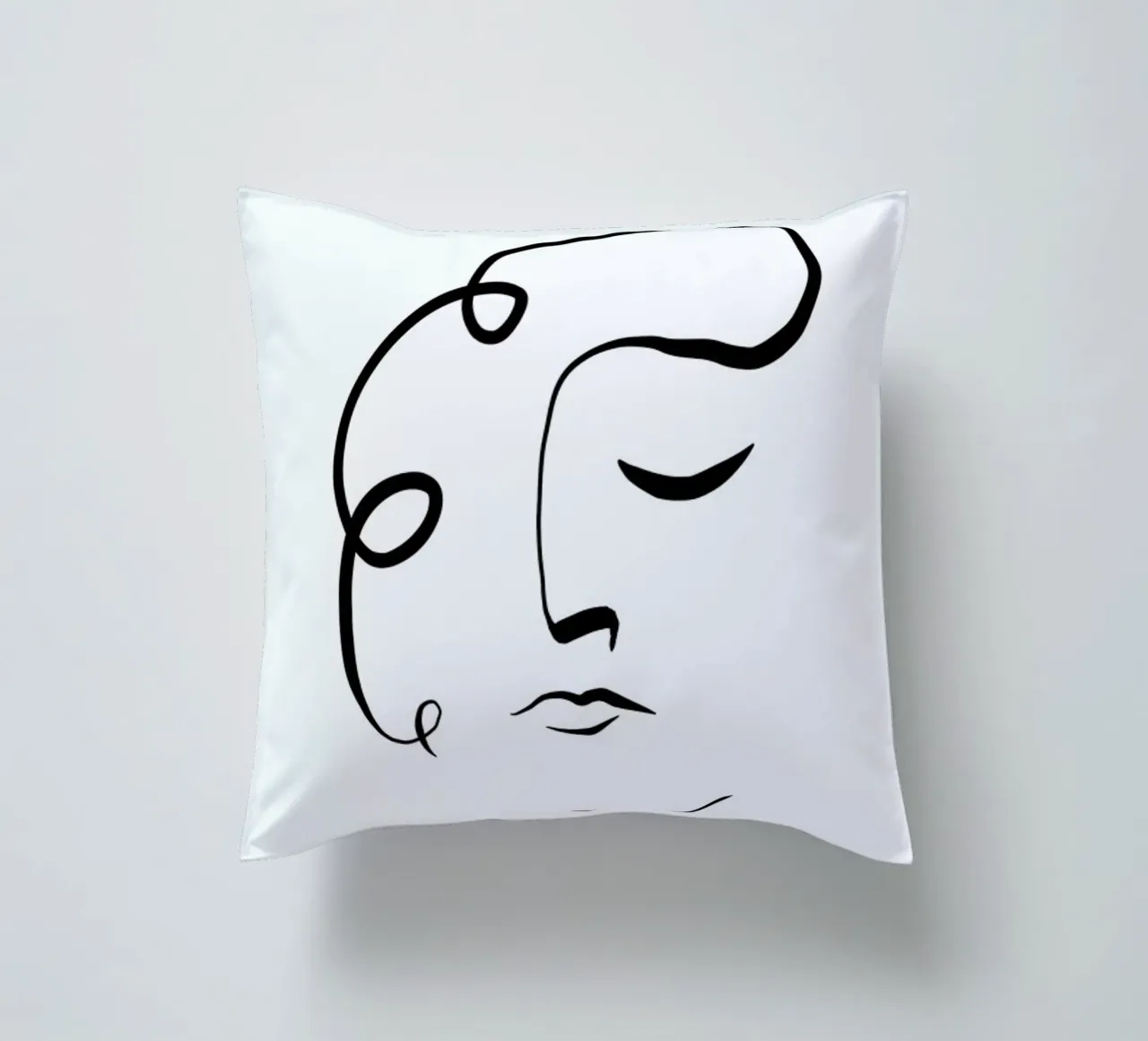 Curls Kissen von Graphite