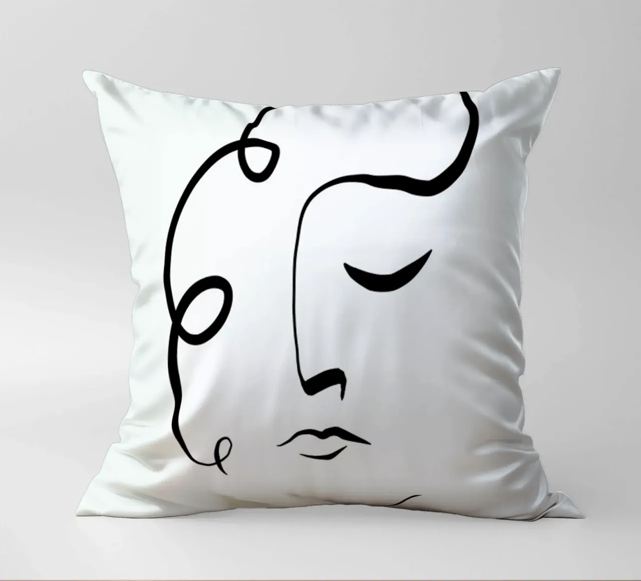 Curls Kissen von Graphite