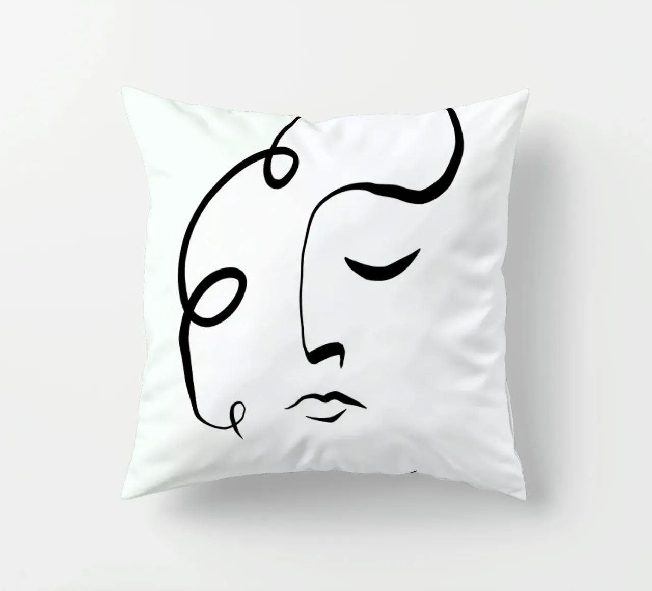 Curls Kissen von Graphite