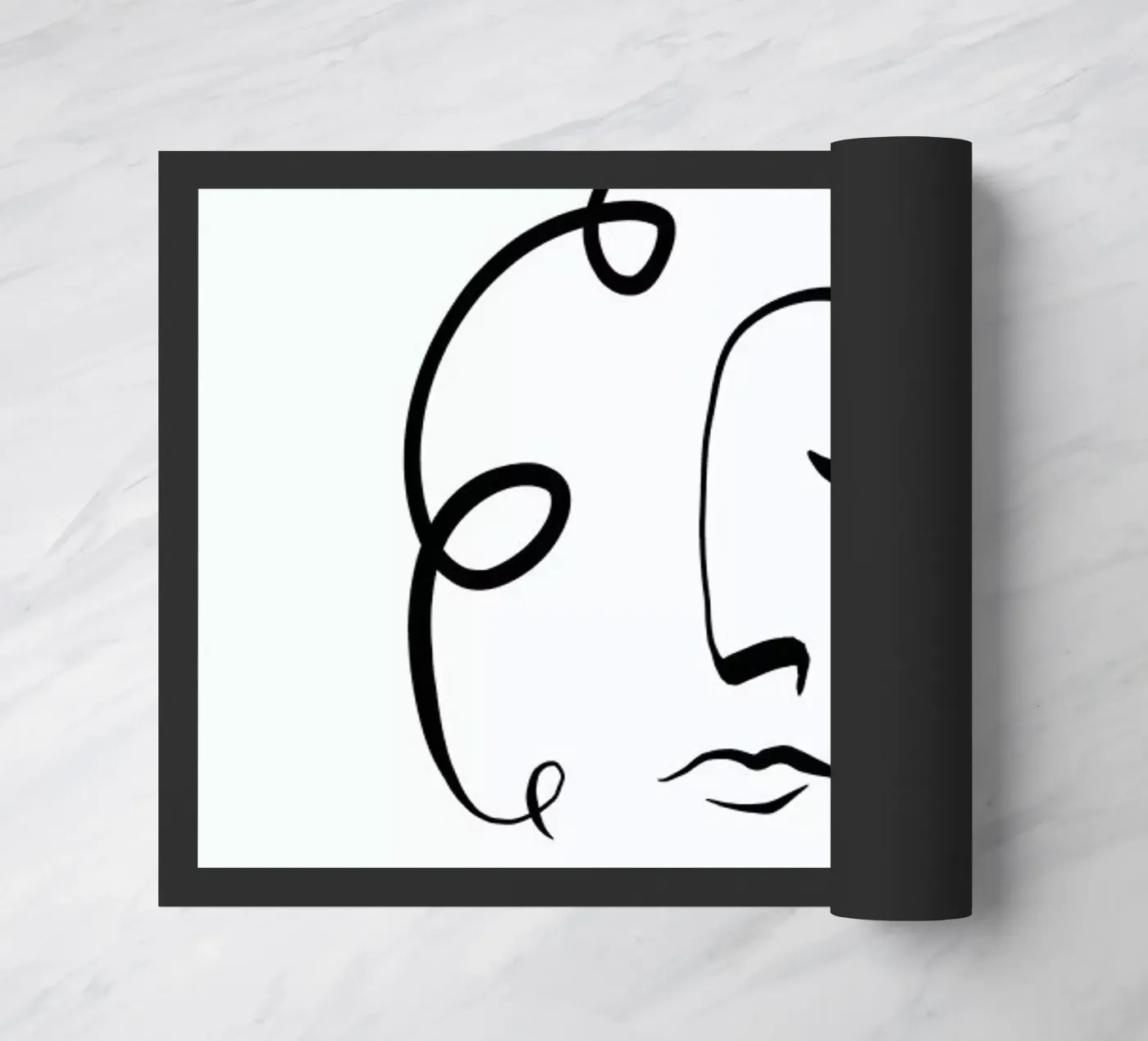 Curls Fußmatte von Graphite