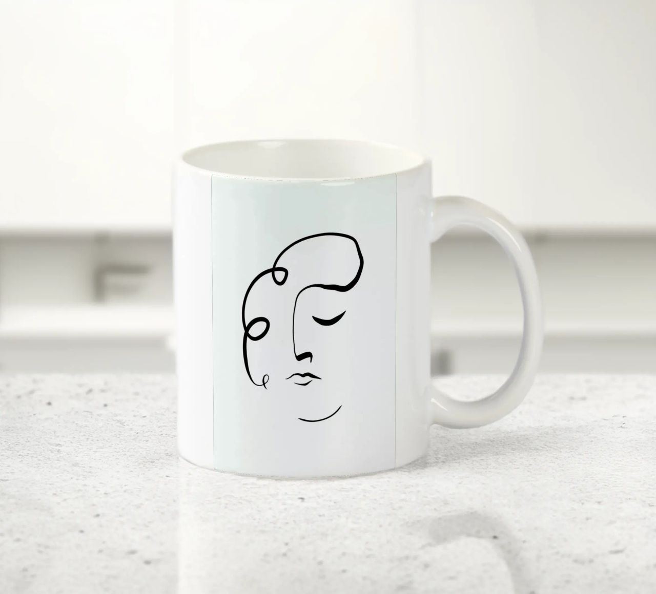 Curls tazza in ceramica da Graphite