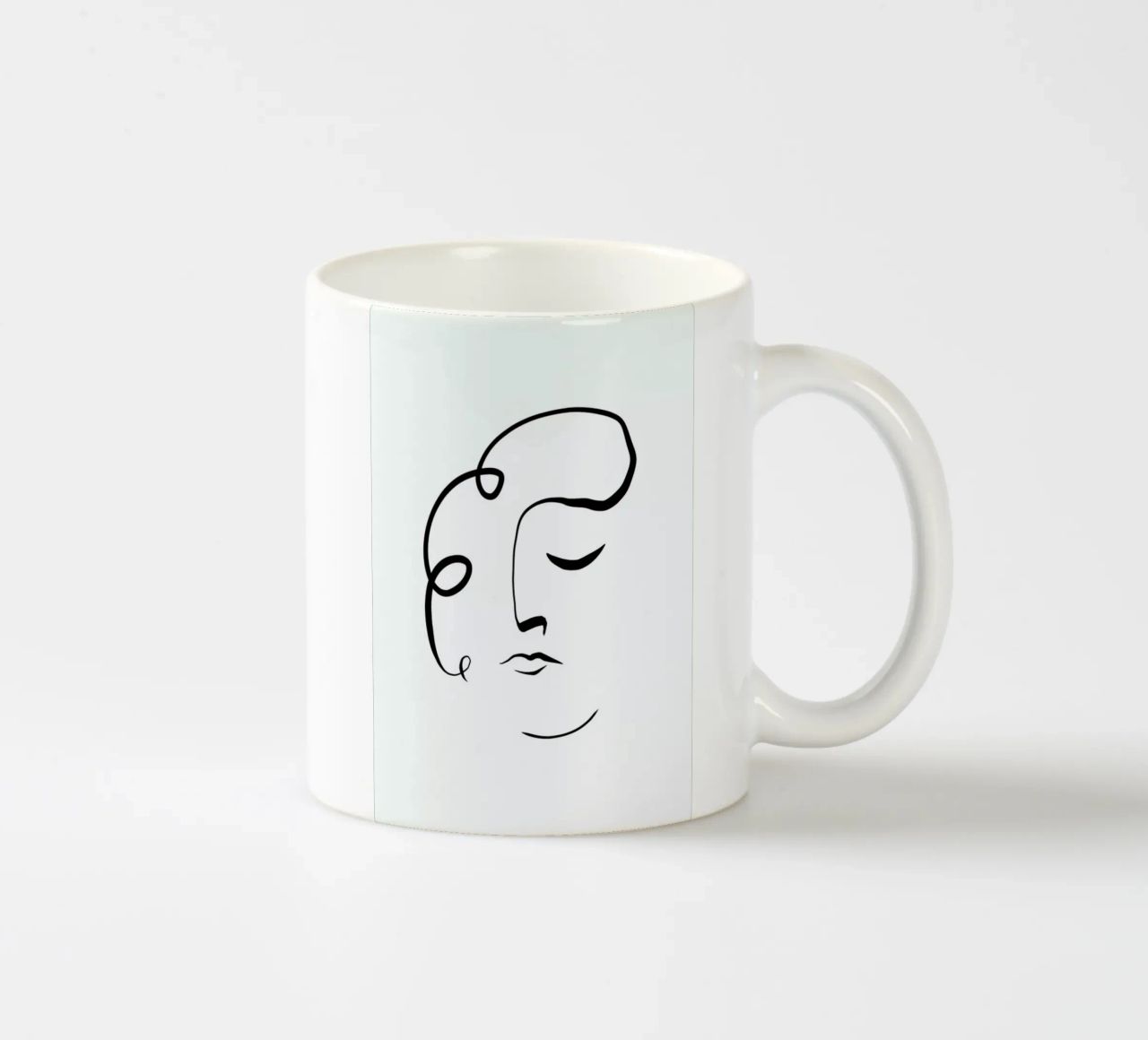 Curls tazza in ceramica da Graphite