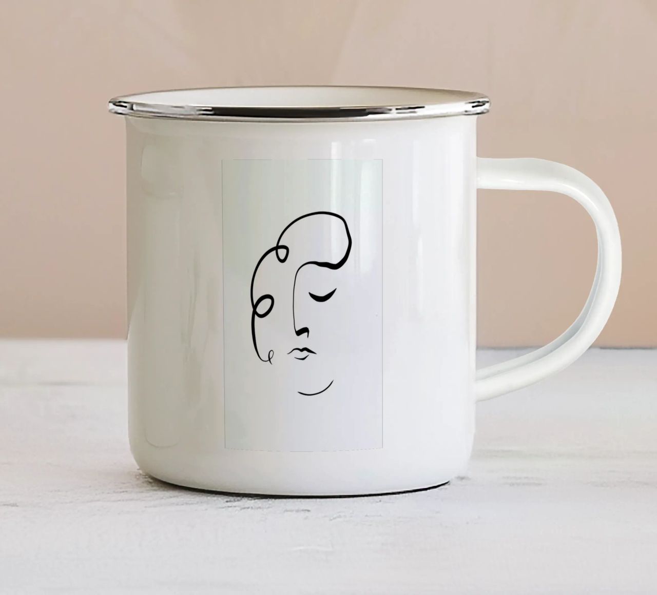Curls tazza in smalto da Graphite
