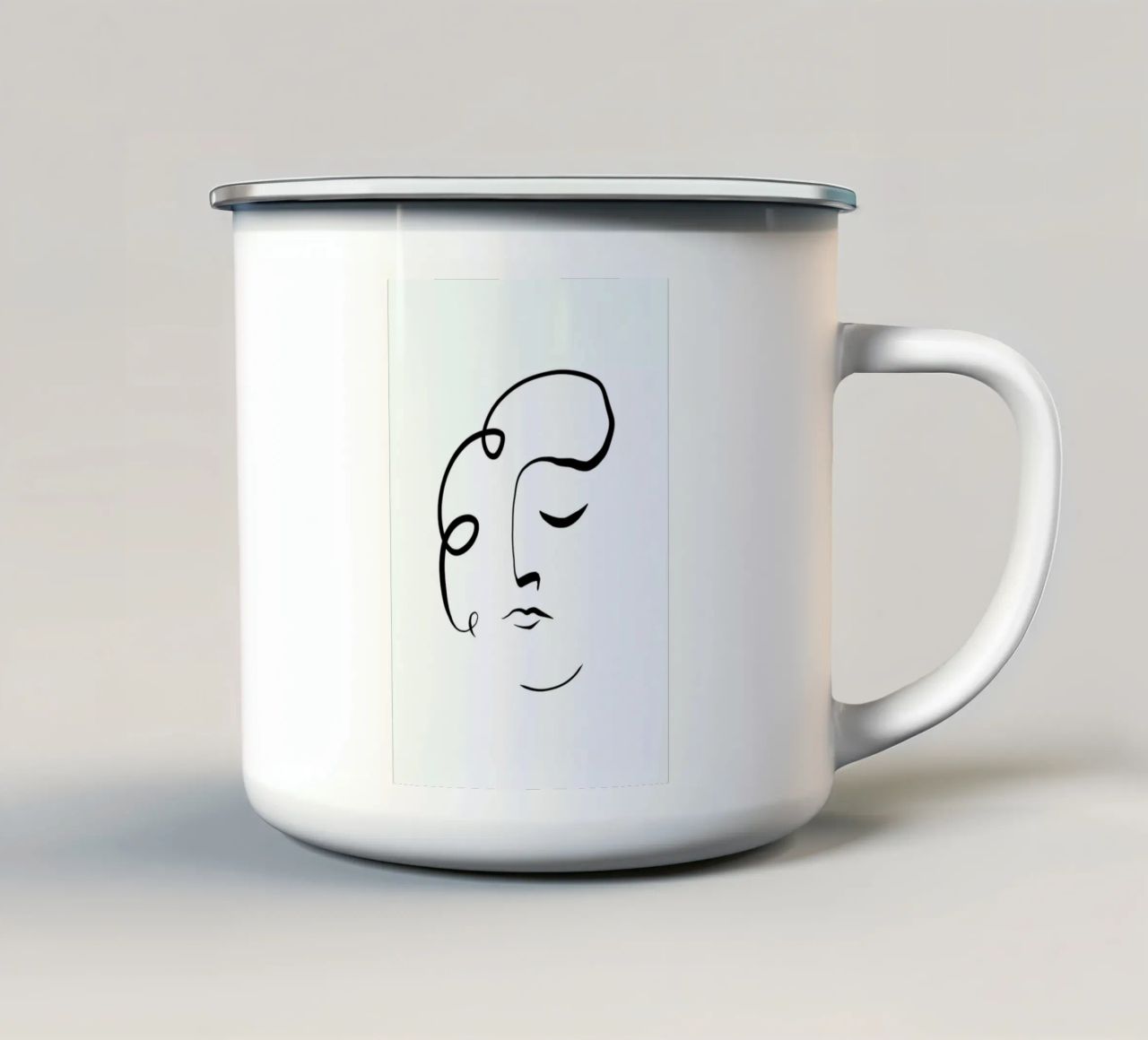 Curls tazza in smalto da Graphite