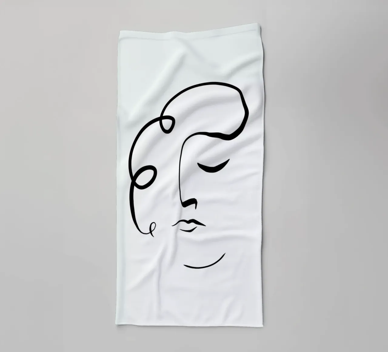 Curls asciugamano da bagno da Graphite