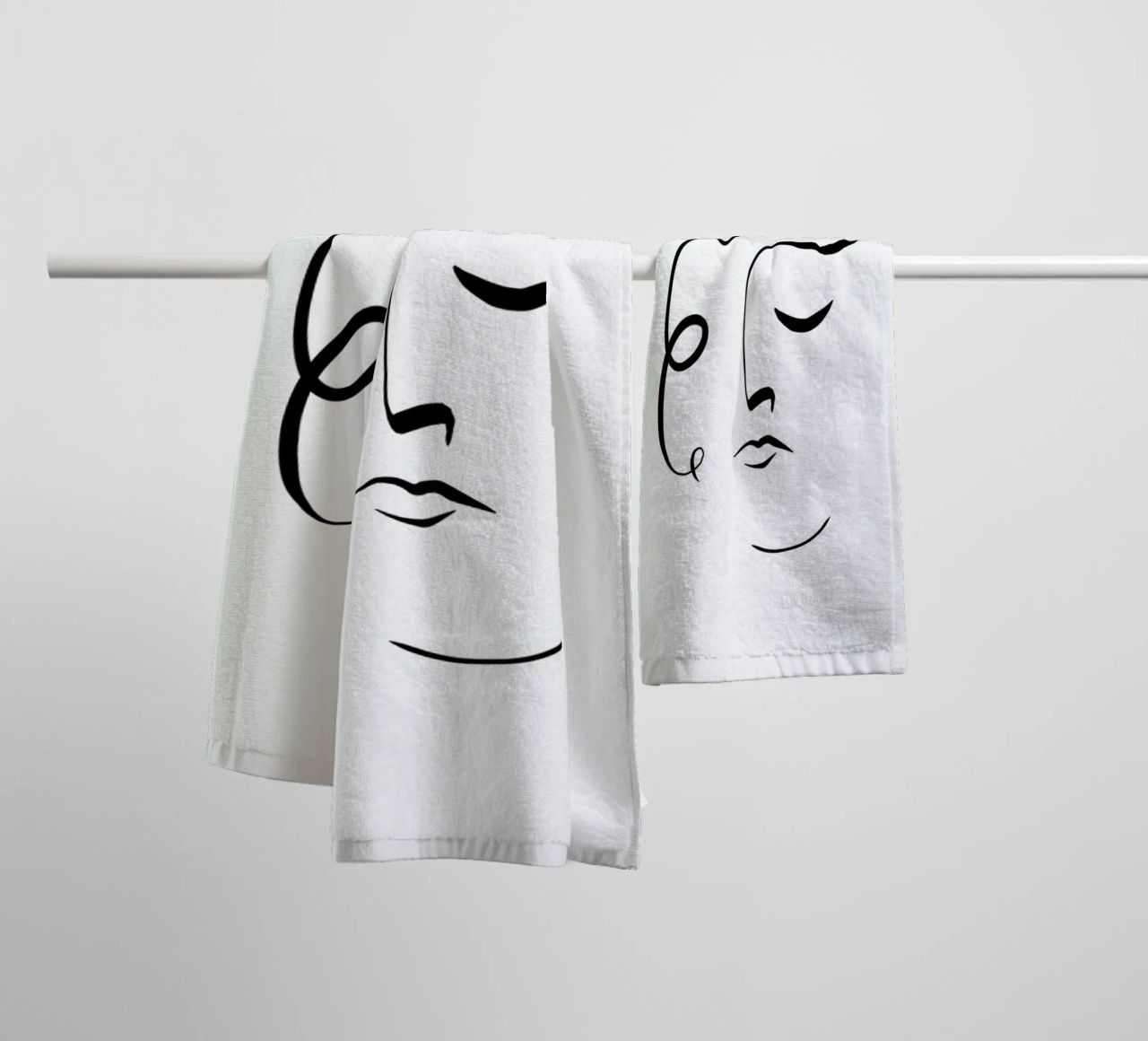 Curls asciugamano da bagno da Graphite