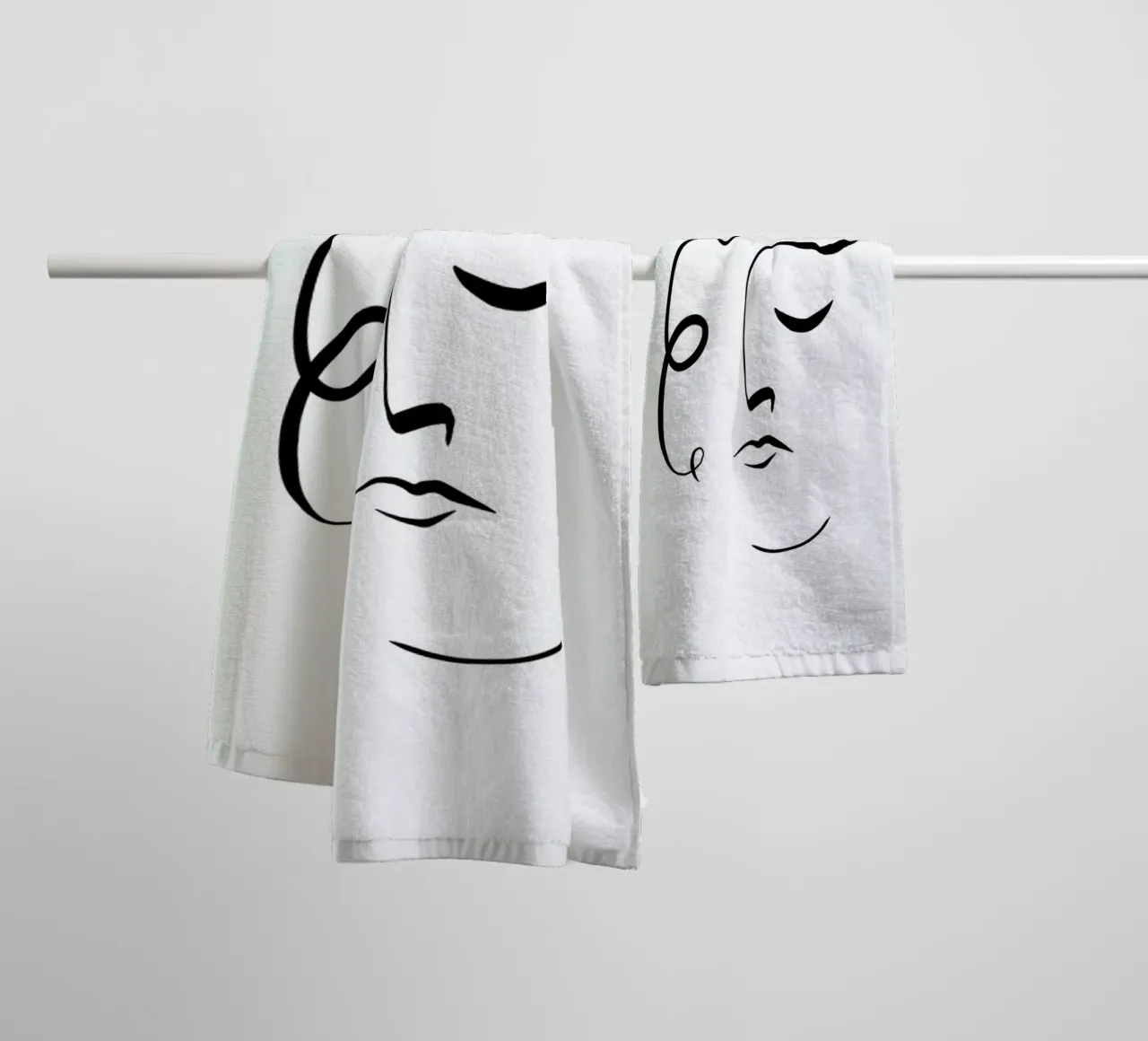 Curls asciugamano da bagno da Graphite