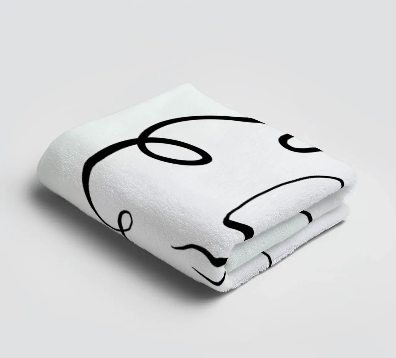 Curls asciugamano da bagno da Graphite