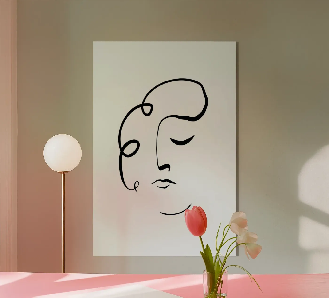 Curls Acryl-Glas von Graphite