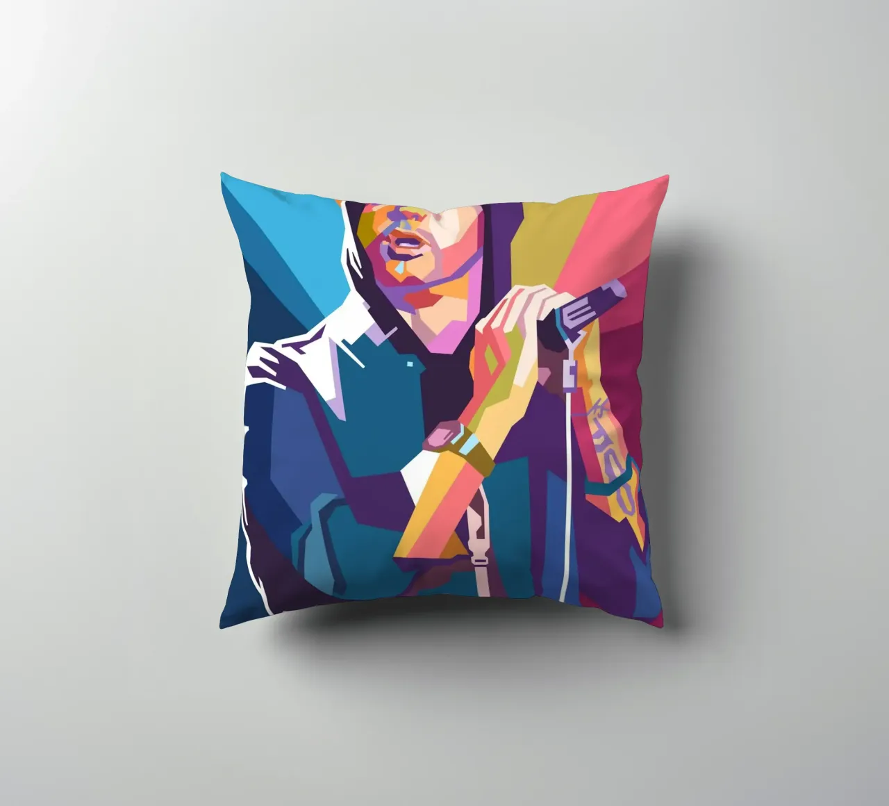 L'iconico rapper Eminem pop art cuscino da Hantamrata