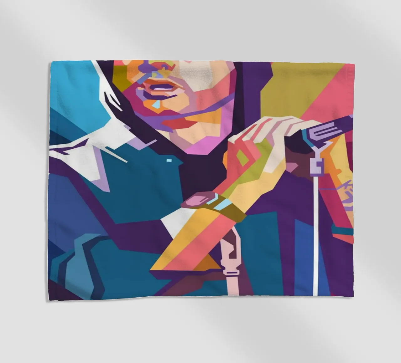L'iconico rapper Eminem pop art telo mare da Hantamrata